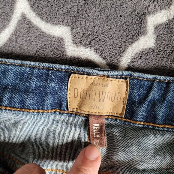 DRIFTWOOD Kelly Bootcut Arrow Jean Size 28 Embroidery Western Cowgirl Bohemian - Picture 3 of 11